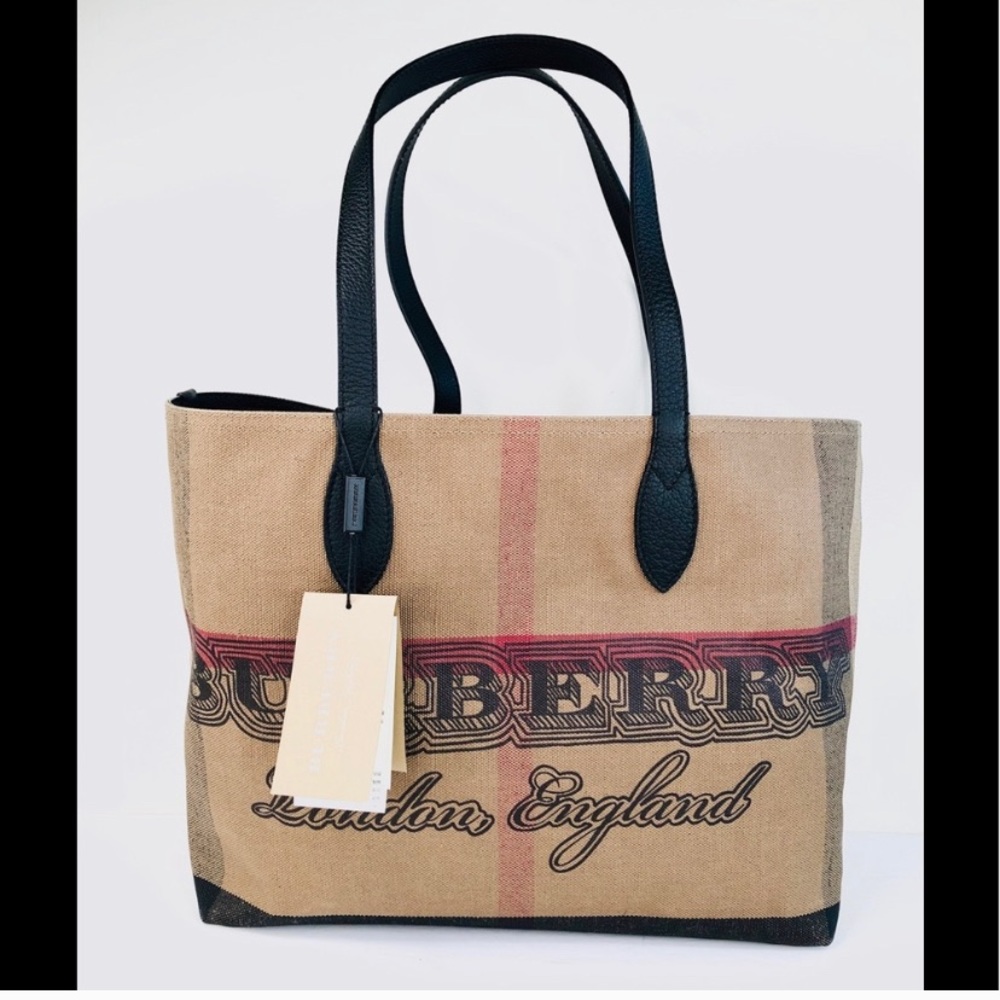NWT Burberry Doodle Tote